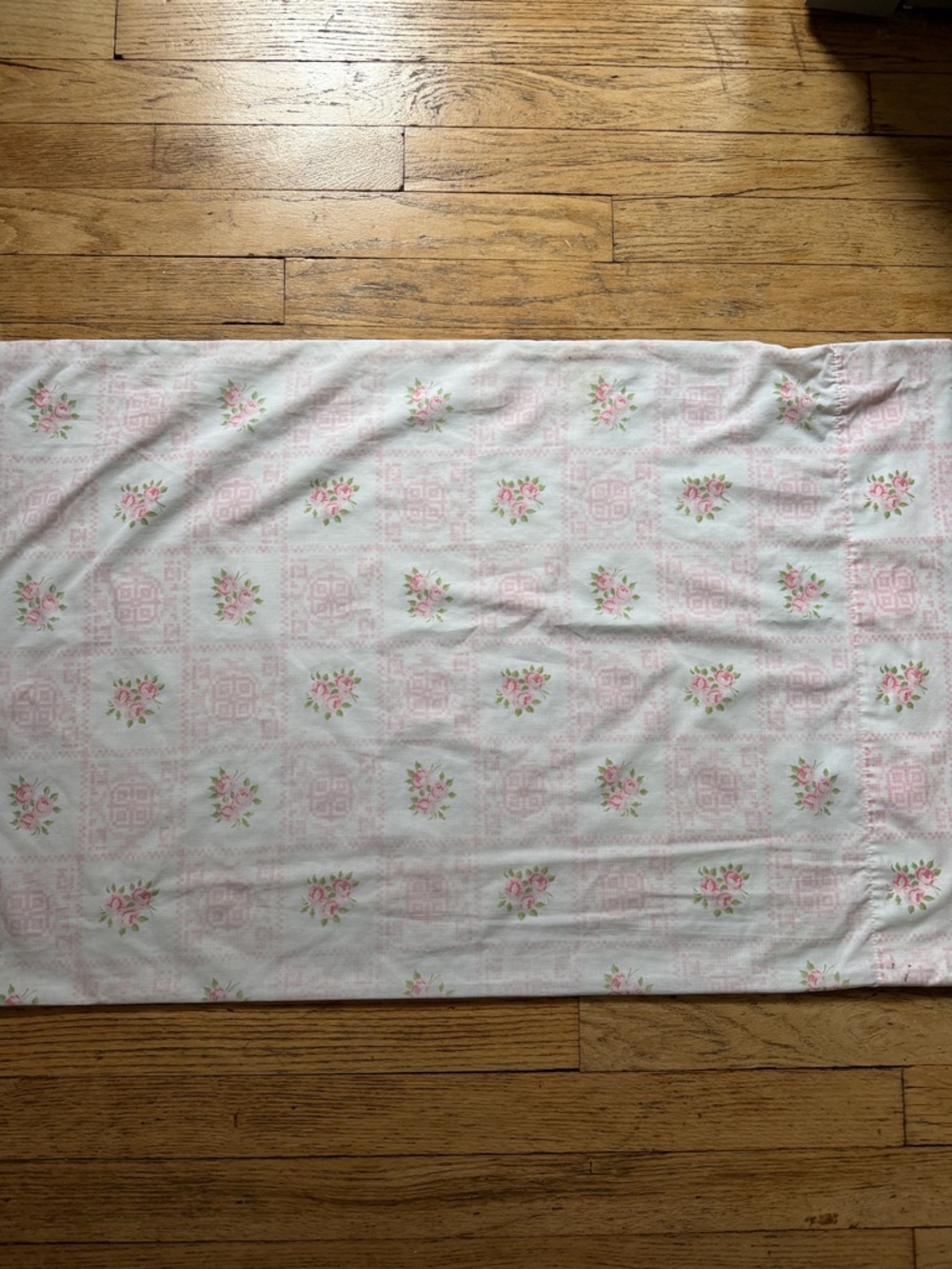 Vintage Floral Pillowcase